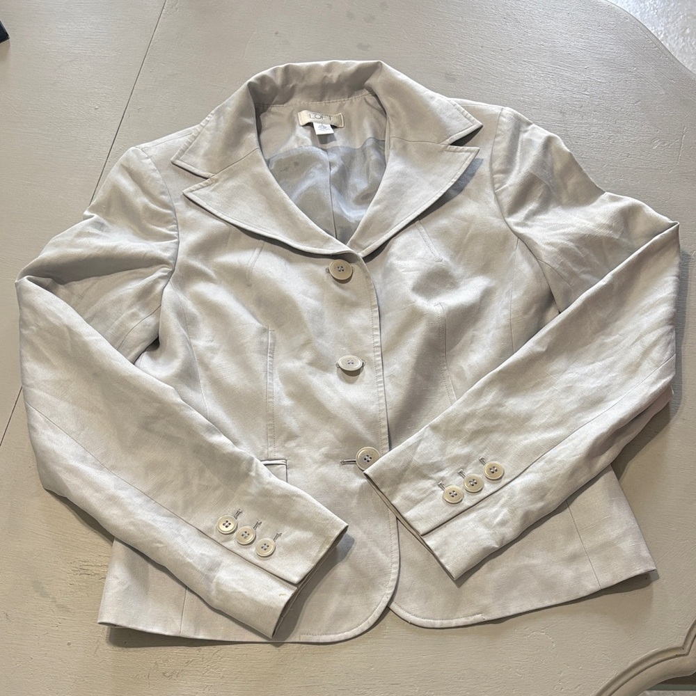 Loft Women's Cream Blazer